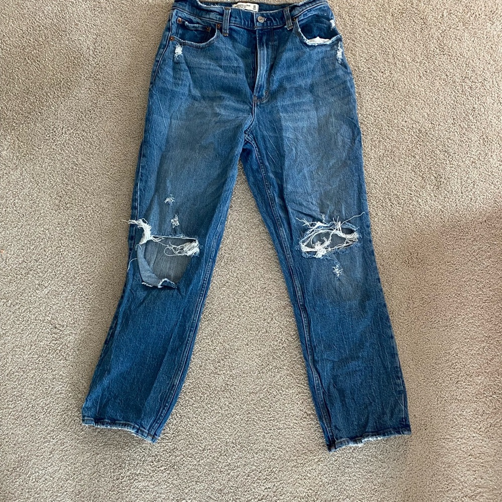 Abercrombie & Fitch Ultra high rise 90s jeans